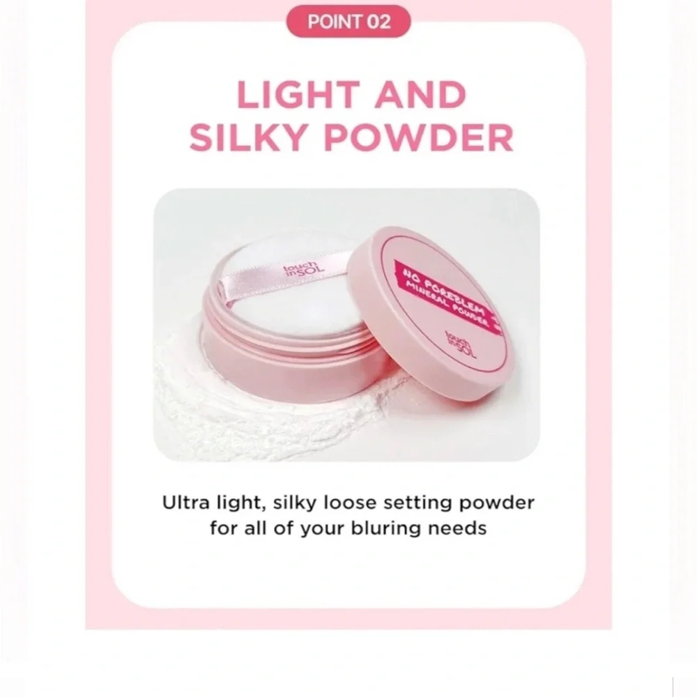 TOUCH IN SOL No Poreblem Mineral Powder translucent NEW